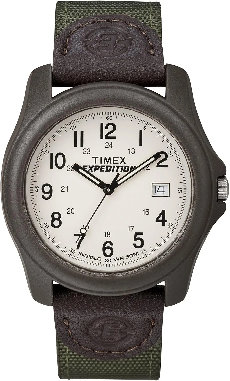 Timex Men's Expedition Camper Nylon/Leather Strap Watch