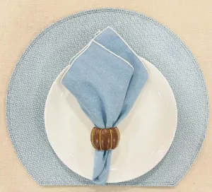 Tisch New York Indy Placemat, Basketweave, Light Blue