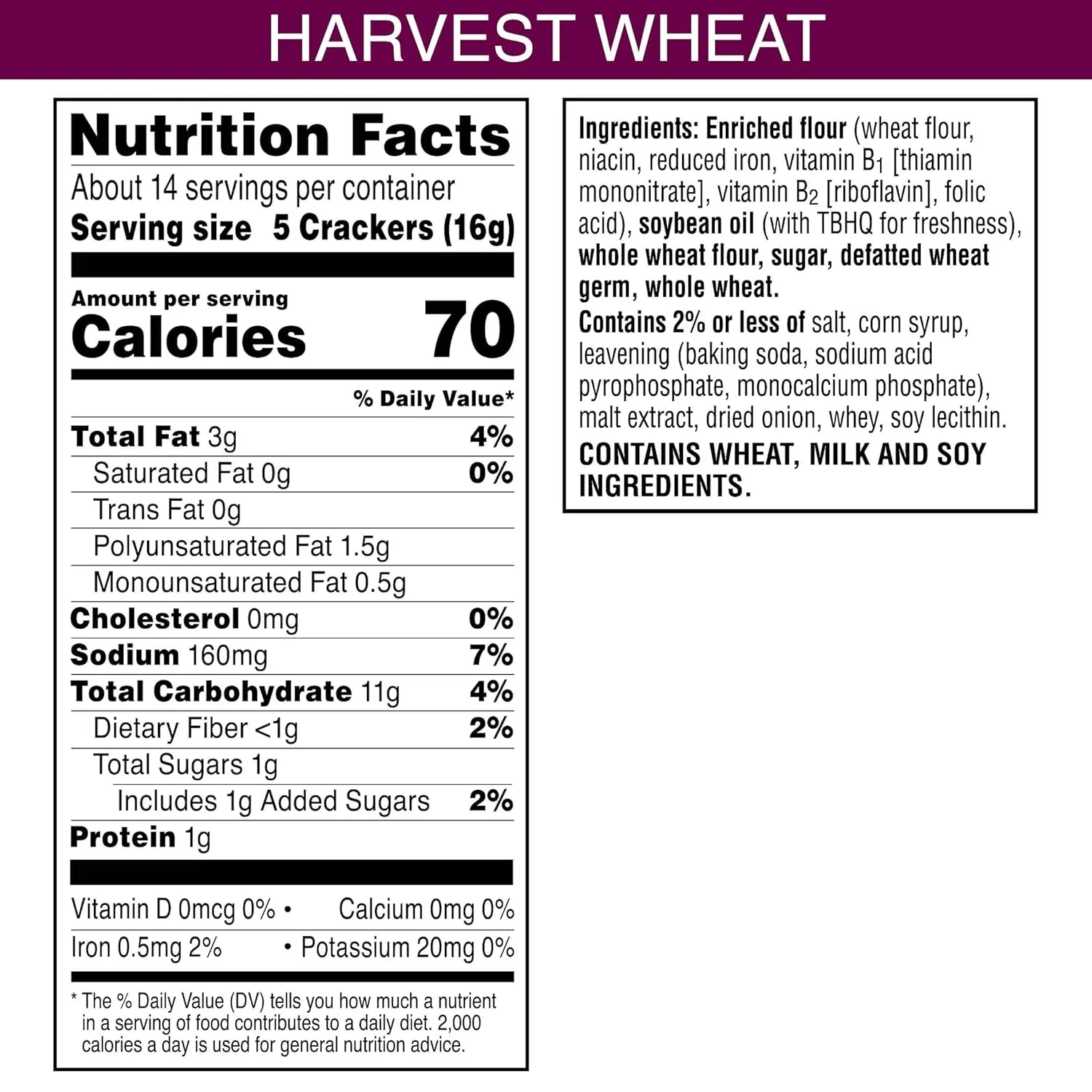 Toasteds Crackers, Party Snacks, Lunch Snacks, Harvest Wheat (6 Boxes)