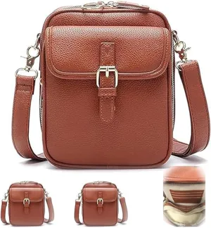 Tojoyride Crossbody Bag, 2025 Vintage Anti Theft Purse, Built in Wallet, Small Crossbody Bags for Women