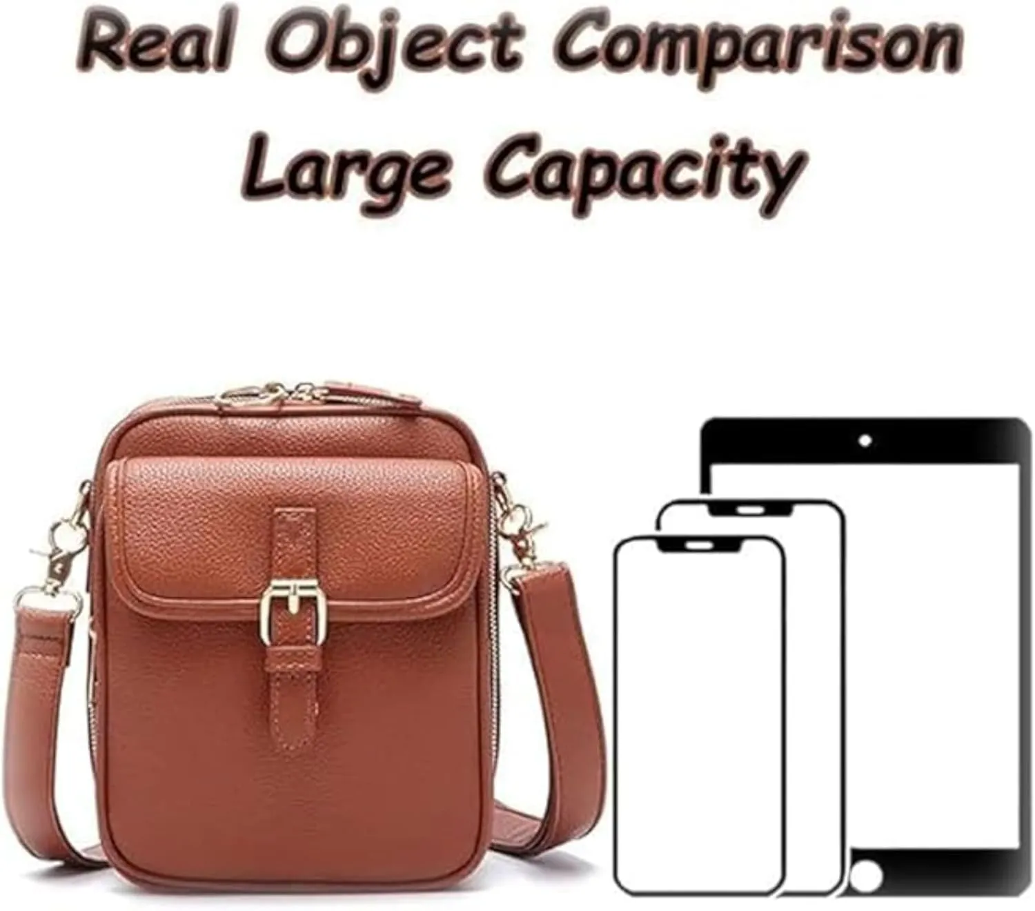 Tojoyride Crossbody Bag, 2025 Vintage Anti Theft Purse, Built in Wallet, Small Crossbody Bags for Women