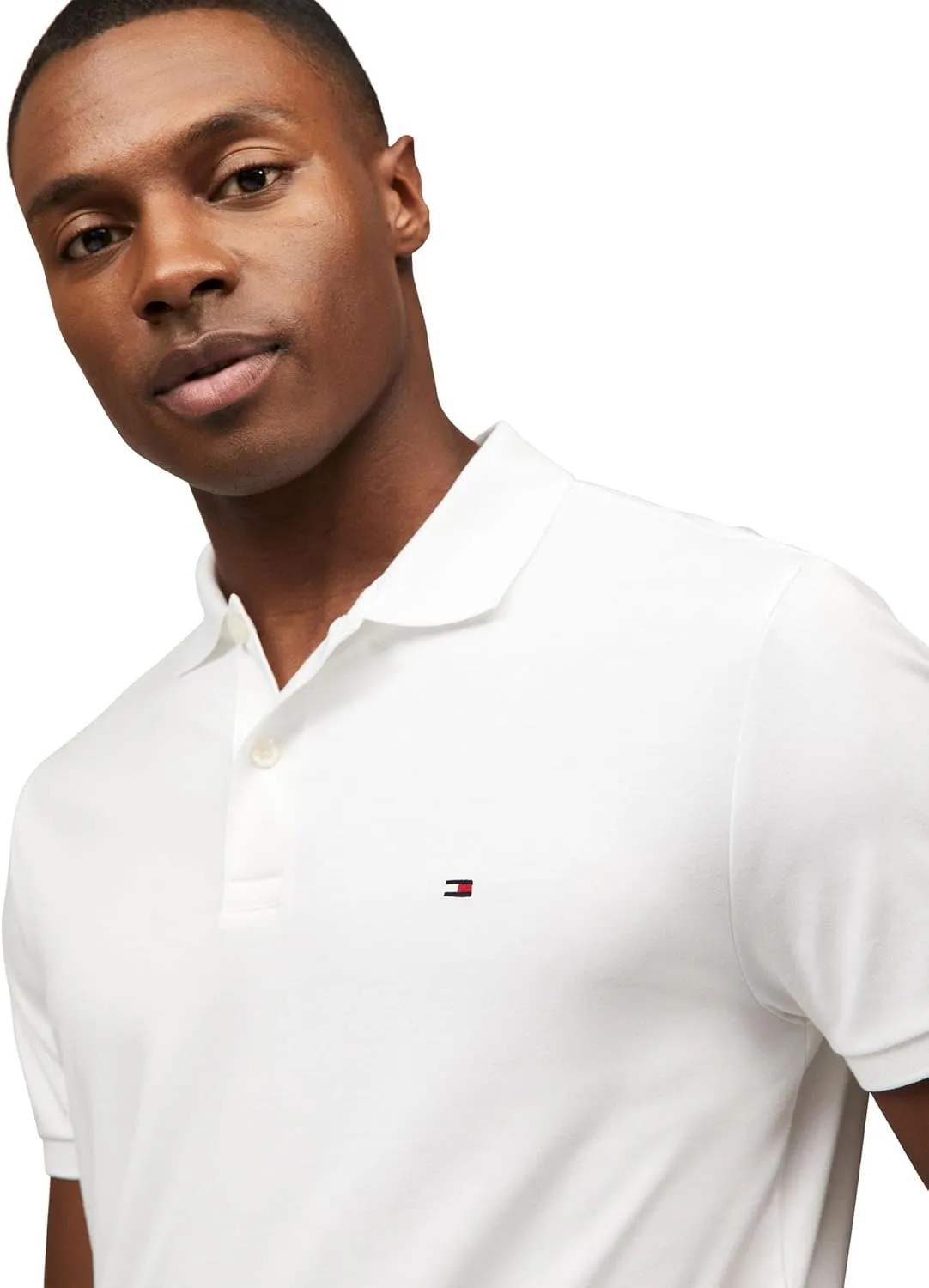 Tommy Hilfiger Men's Short Sleeve Casual Polo Shirts in Regular Fit with Liquid Cotton