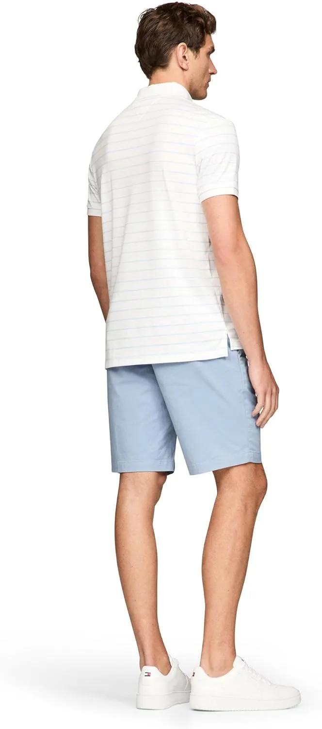 Tommy Hilfiger Men's Short Sleeve Casual Polo Shirts in Regular Fit with Liquid Cotton