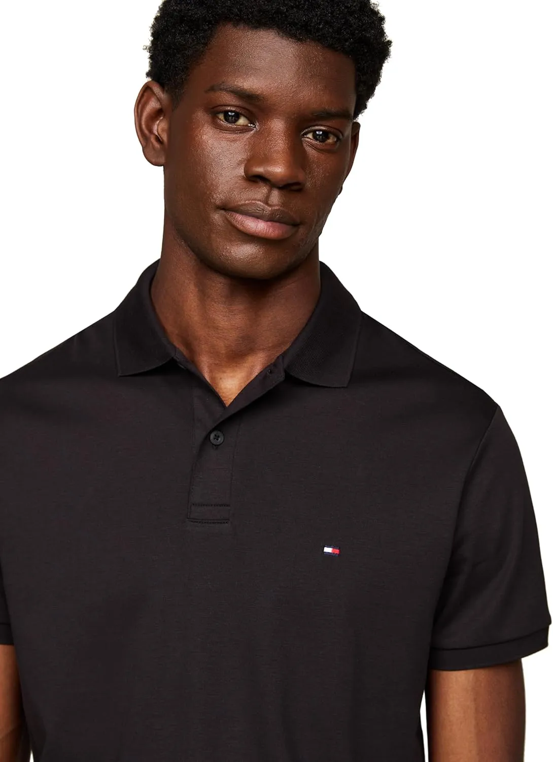 Tommy Hilfiger Men's Short Sleeve Casual Polo Shirts in Regular Fit with Liquid Cotton