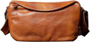 Top Leather Shoulder Bag Crossbody Bag Vegetable Tanned Leather Underarm Bag