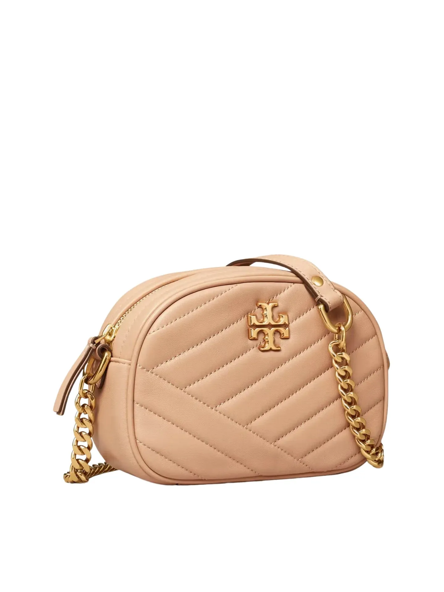Tory Burch Kira Chevron Small Camera Bag Devond Sand