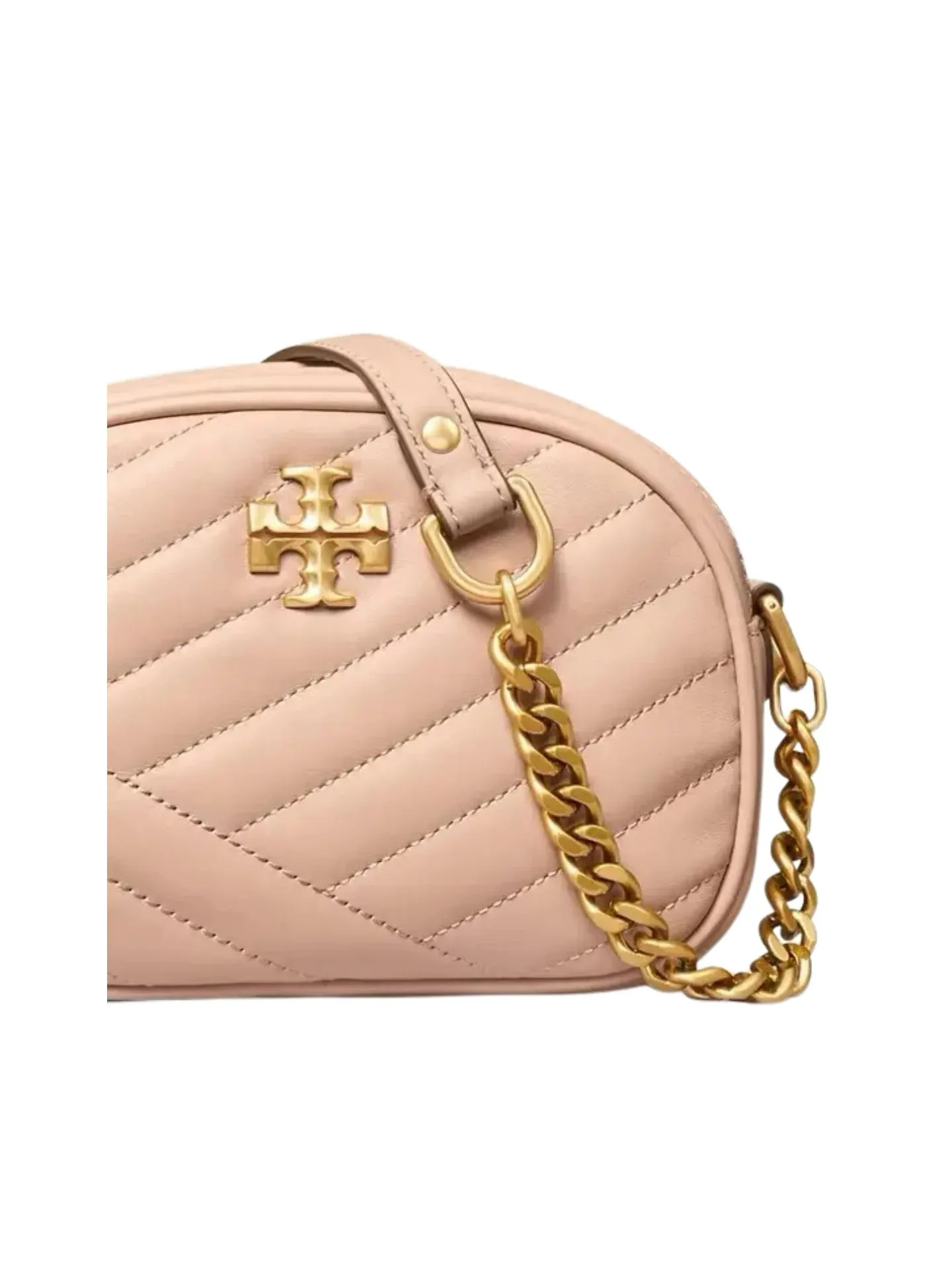 Tory Burch Kira Chevron Small Camera Bag Devond Sand