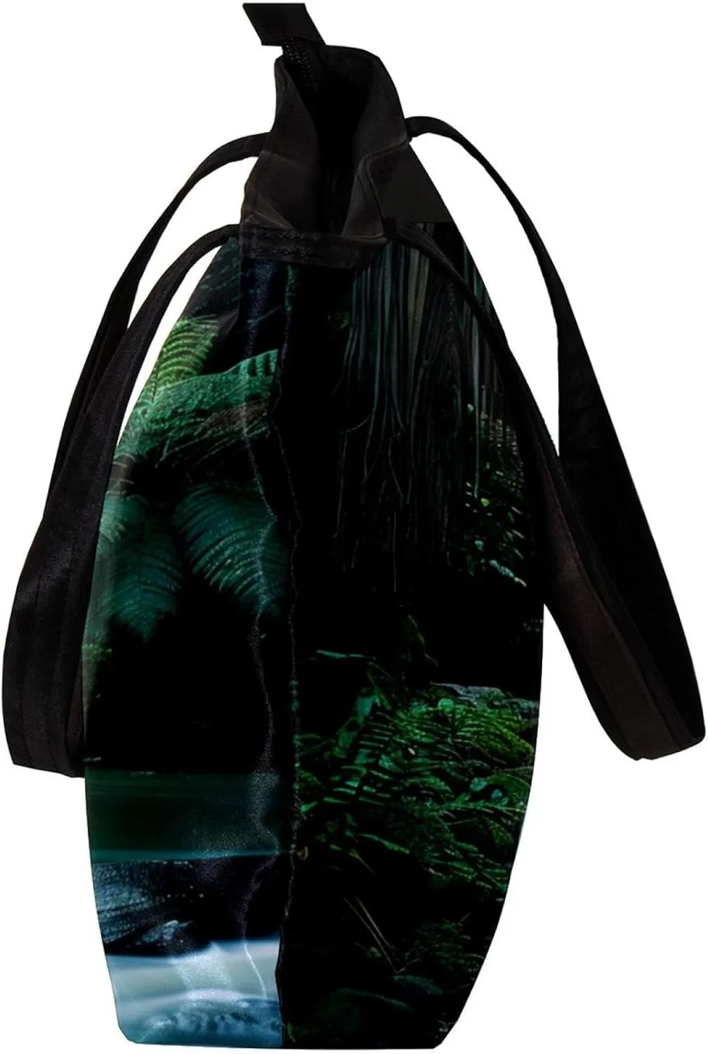 Tote Bag for Women, Large Tote Bags for Women, Women's Tote Handbags, Rainforest Waterfall Landscape, Tote Bags for Women