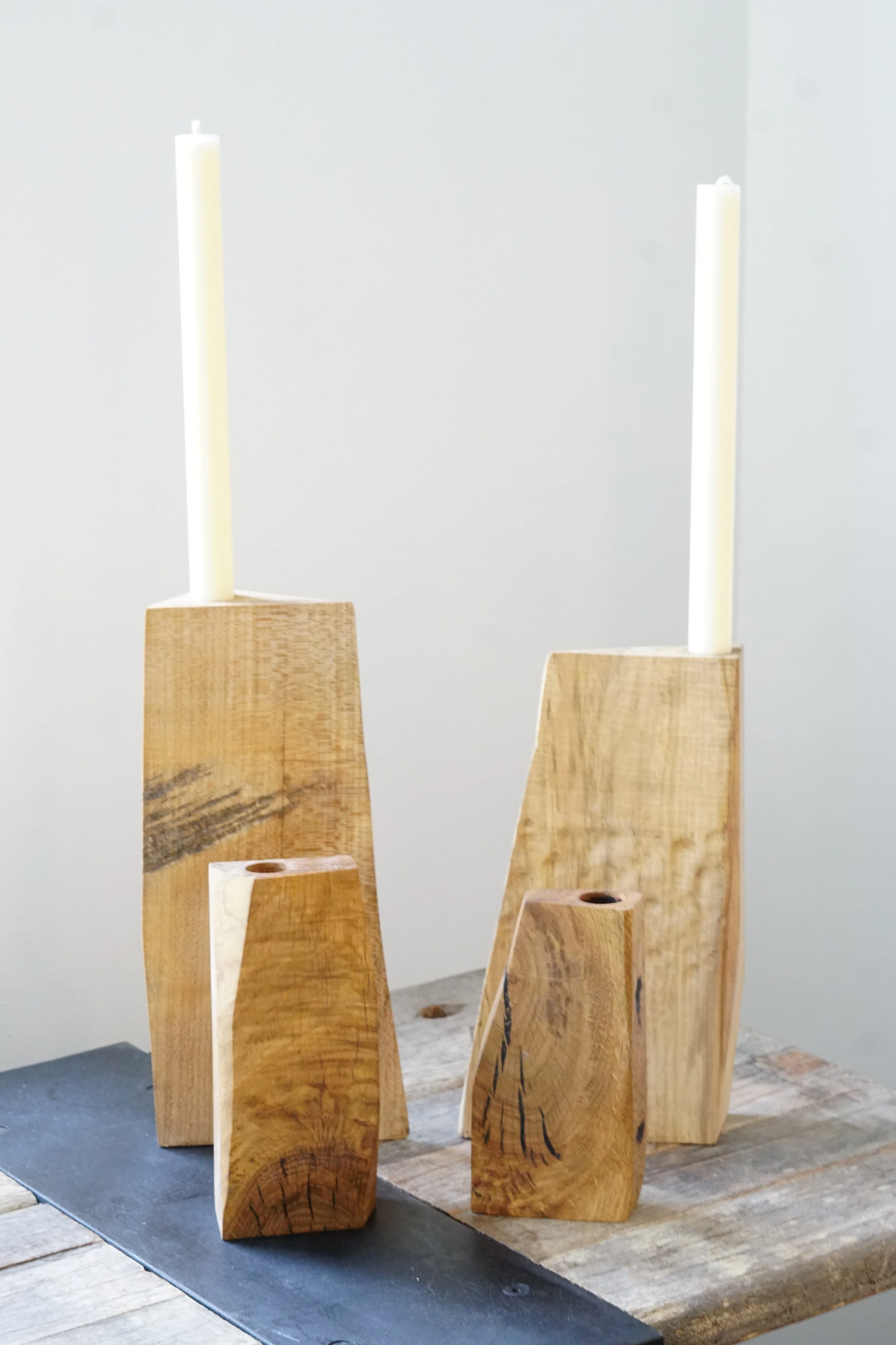 Trapazodial Maple Candlestick