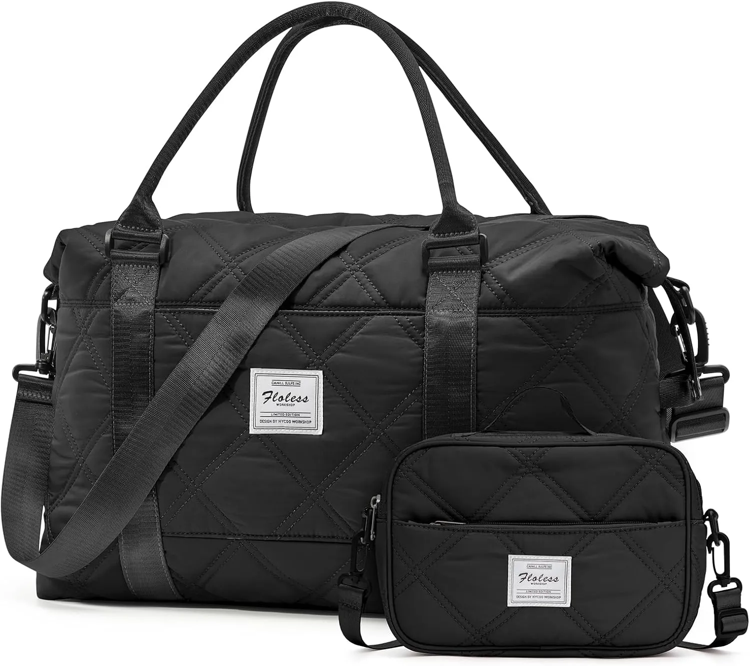 Travel Duffel Bag,Sports Tote Gym Bag,Shoulder Weekender Overnight Bag for Women