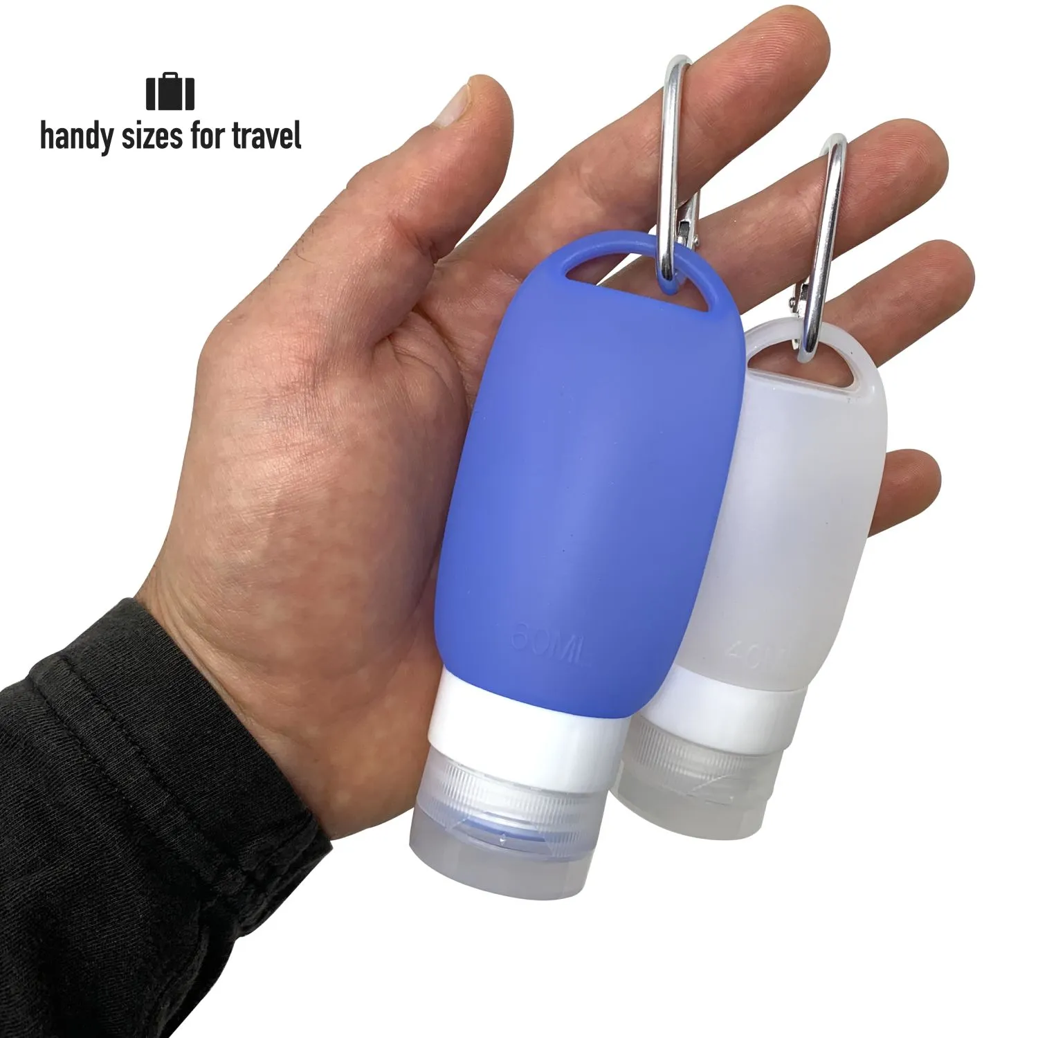 Travel Shampoo Bottles (Silicon) Leak Proof Squeeze Bottles