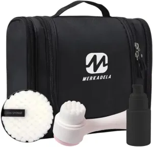 Travel Toiletry Bag for Women – Waterproof Cosmetic Organizer with Multiple Compartments, Portable Makeup and Toiletry Case for Travel, Stylish Travel Organizer for Toiletries