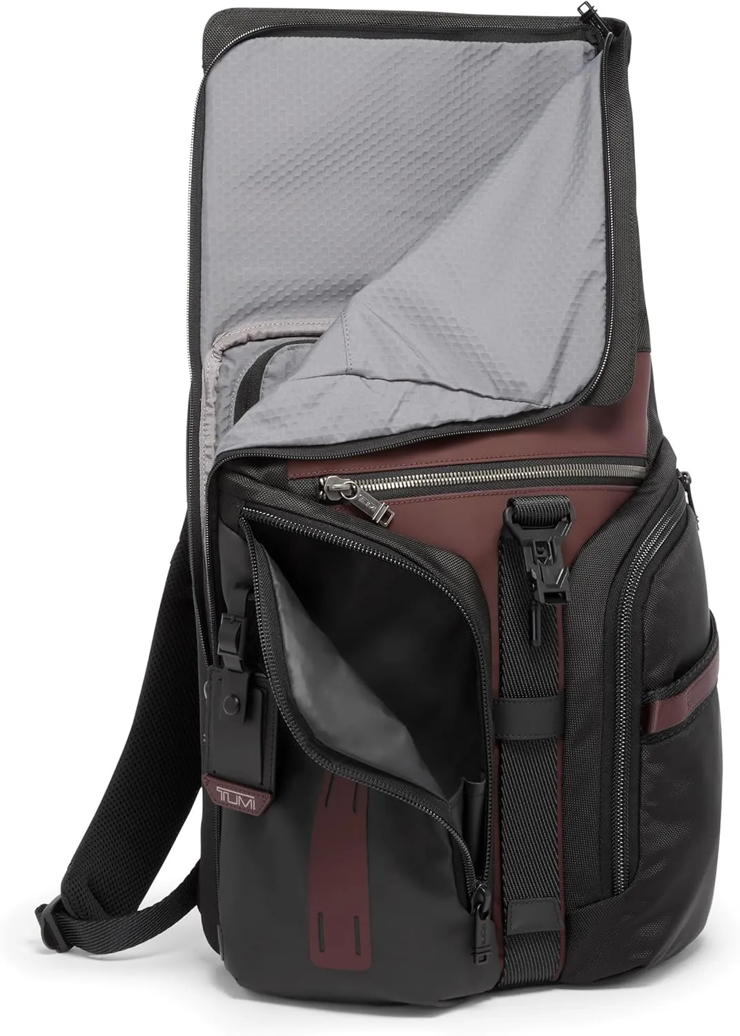 Tumi Men's Logistics Flap Lid Backpack, Oxblood, One Size