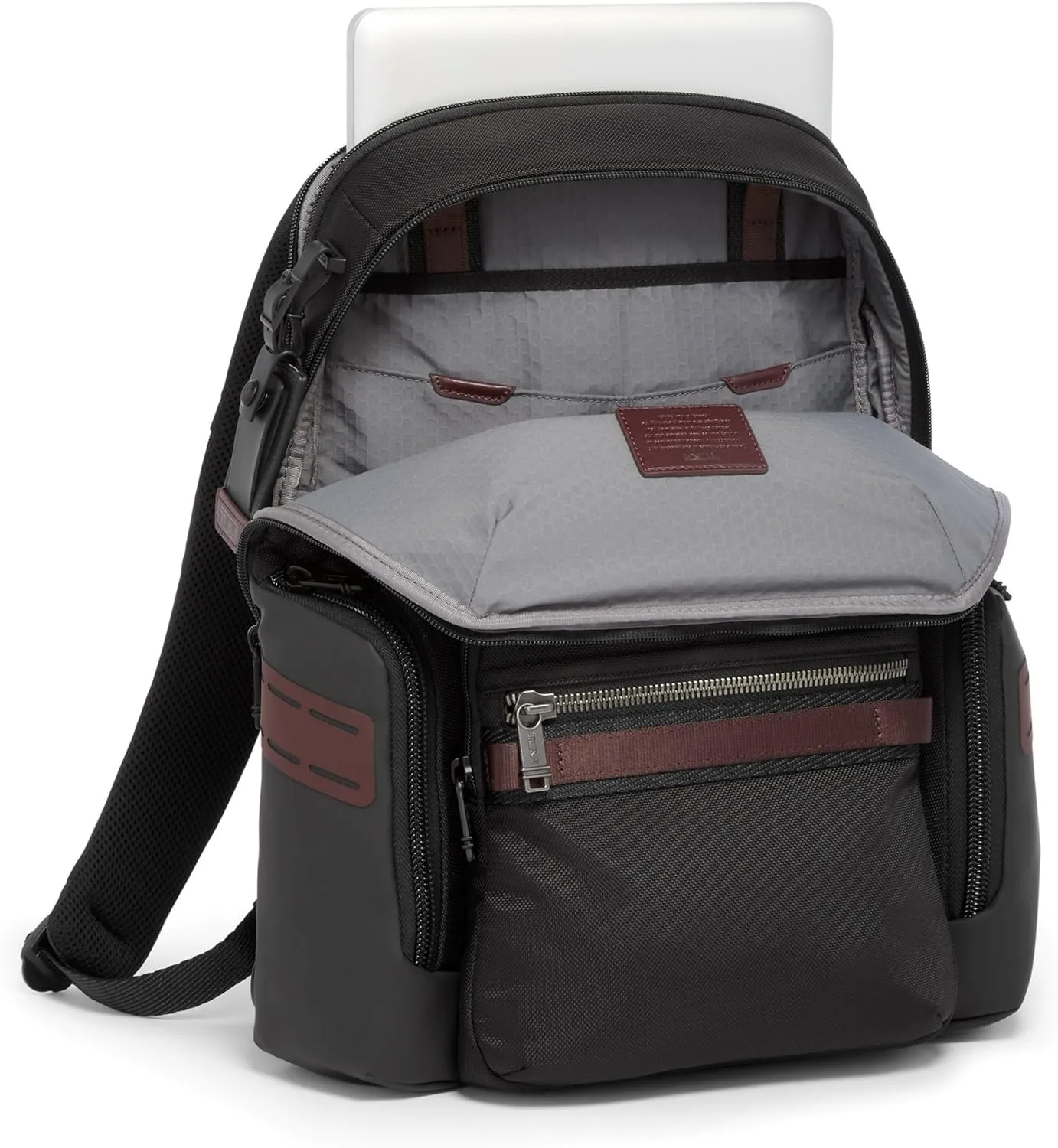 Tumi Men's Navigation Backpack, Oxblood, One Size