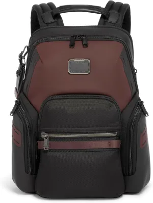 Tumi Men's Navigation Backpack, Oxblood, One Size