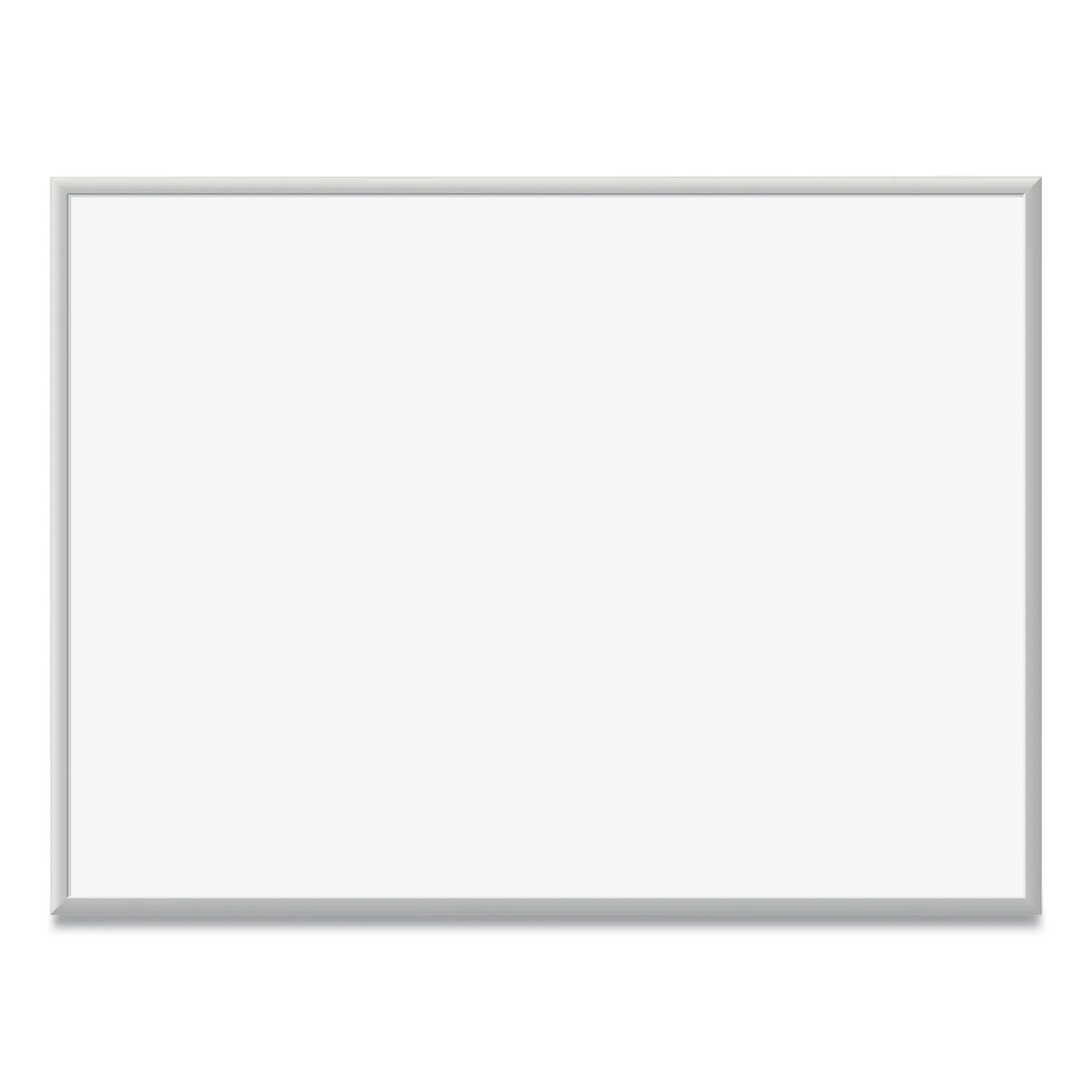 U Brands Magnetic Dry Erase Board with Aluminum Frame, 48" x 36" (Actual Size: 47" x 35"), White Surface, Satin Aluminum Frame