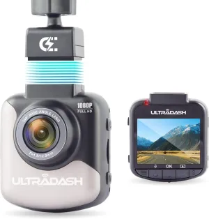 UltraDash Dash Cam, Magnetic Charging Mount, HDR High-end Night Image Sensor, 6 Layers Glass F1.8 140 Degree Wide Angle Lens, G-Sensor, 2 Inch LCD, Super Capacitor, Loop Recording