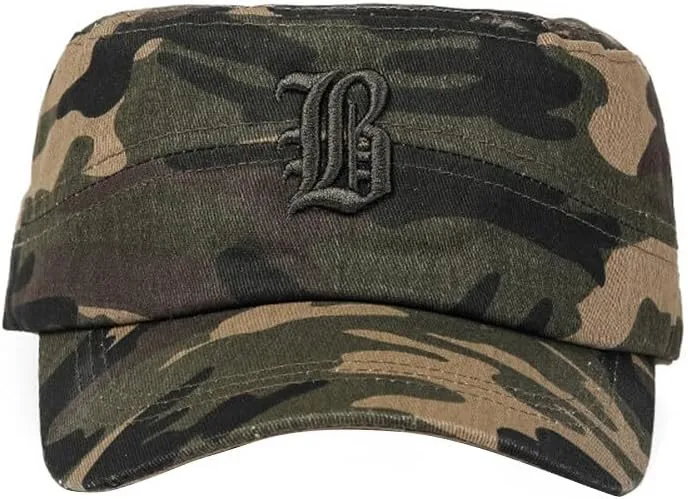 Unisex Cadet Army Cap Military Hat Camouflage Adjustable Unisex Flat Top Cap Men Women Army Baseball Cap