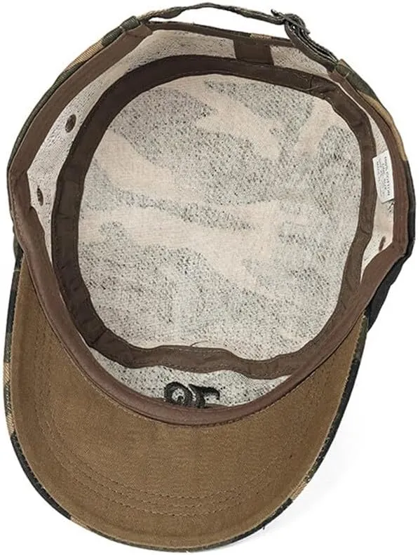 Unisex Cadet Army Cap Military Hat Camouflage Adjustable Unisex Flat Top Cap Men Women Army Baseball Cap