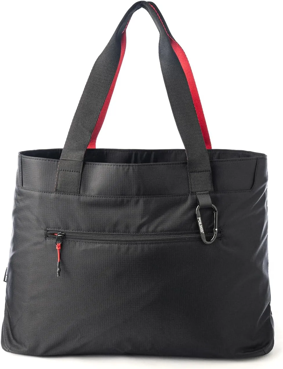 Universal Tote Bag, Foldable Nylon Shoulder Bag for Work and Errands - Water Bottle Holder, Multiple Pockets