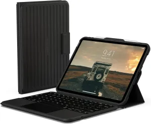 URBAN ARMOR GEAR UAG Designed for iPad 11" A16 11th Gen 2025, 10.9" 10th Gen 2022 Case with Keyboard A3354 A3355 US English Folio Cover Detachable Bluetooth Keyboard Multi-Touch Trackpad Backlit Keys