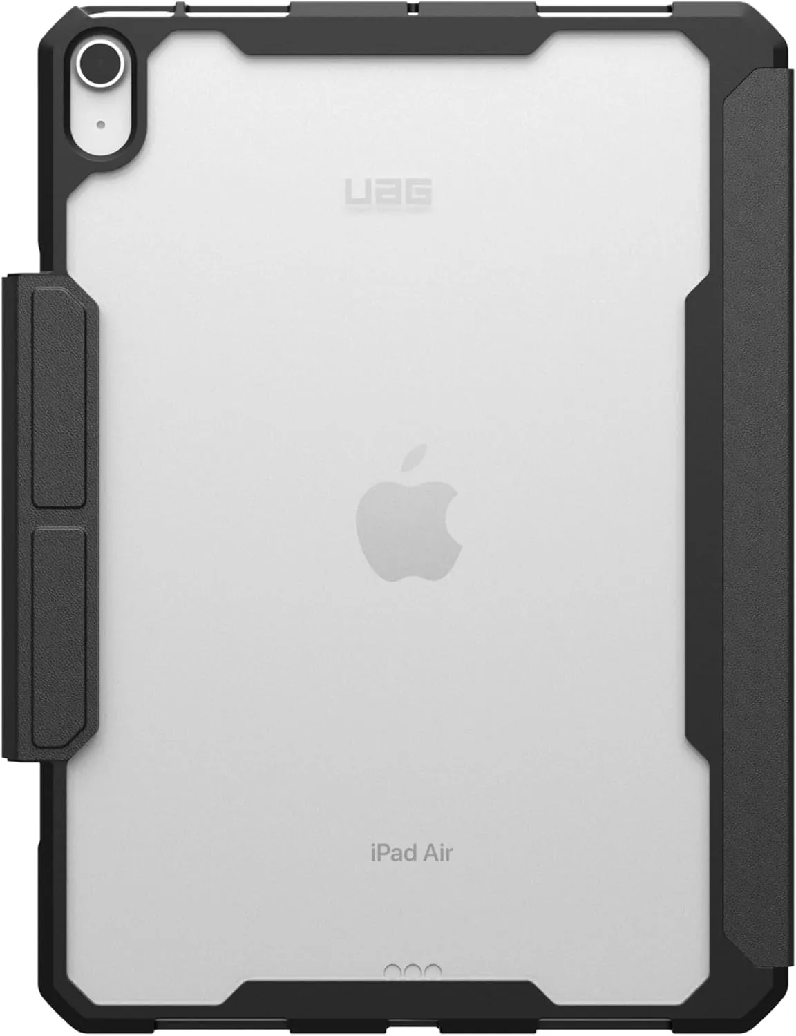 URBAN ARMOR GEAR UAG Designed for iPad Air 11" Case (6th/7th Gen 2024-2025) M3 A3266 A3267 - Rugged Adjustable Multi-Angle Stand Auto Sleep/Wake Folio Cover w/Pencil Holder, Essential Armor Black