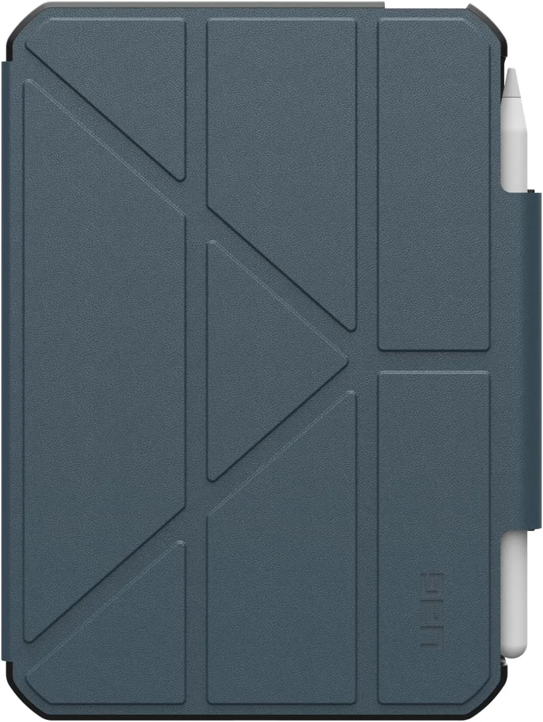 URBAN ARMOR GEAR UAG Designed for iPad mini A17 Pro Case (7th Gen, 2024) A2993 A2995 A2996 8.3" Essential Armor, Multi-Angle Adjustable Stand Protective Cover w/Pencil Pro/Pencil Holder, Cloud Blue