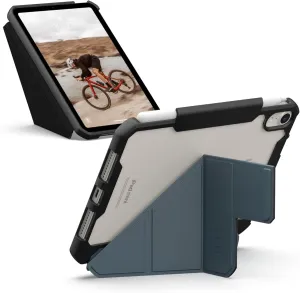 URBAN ARMOR GEAR UAG Designed for iPad mini A17 Pro Case (7th Gen, 2024) A2993 A2995 A2996 8.3" Essential Armor, Multi-Angle Adjustable Stand Protective Cover w/Pencil Pro/Pencil Holder, Cloud Blue
