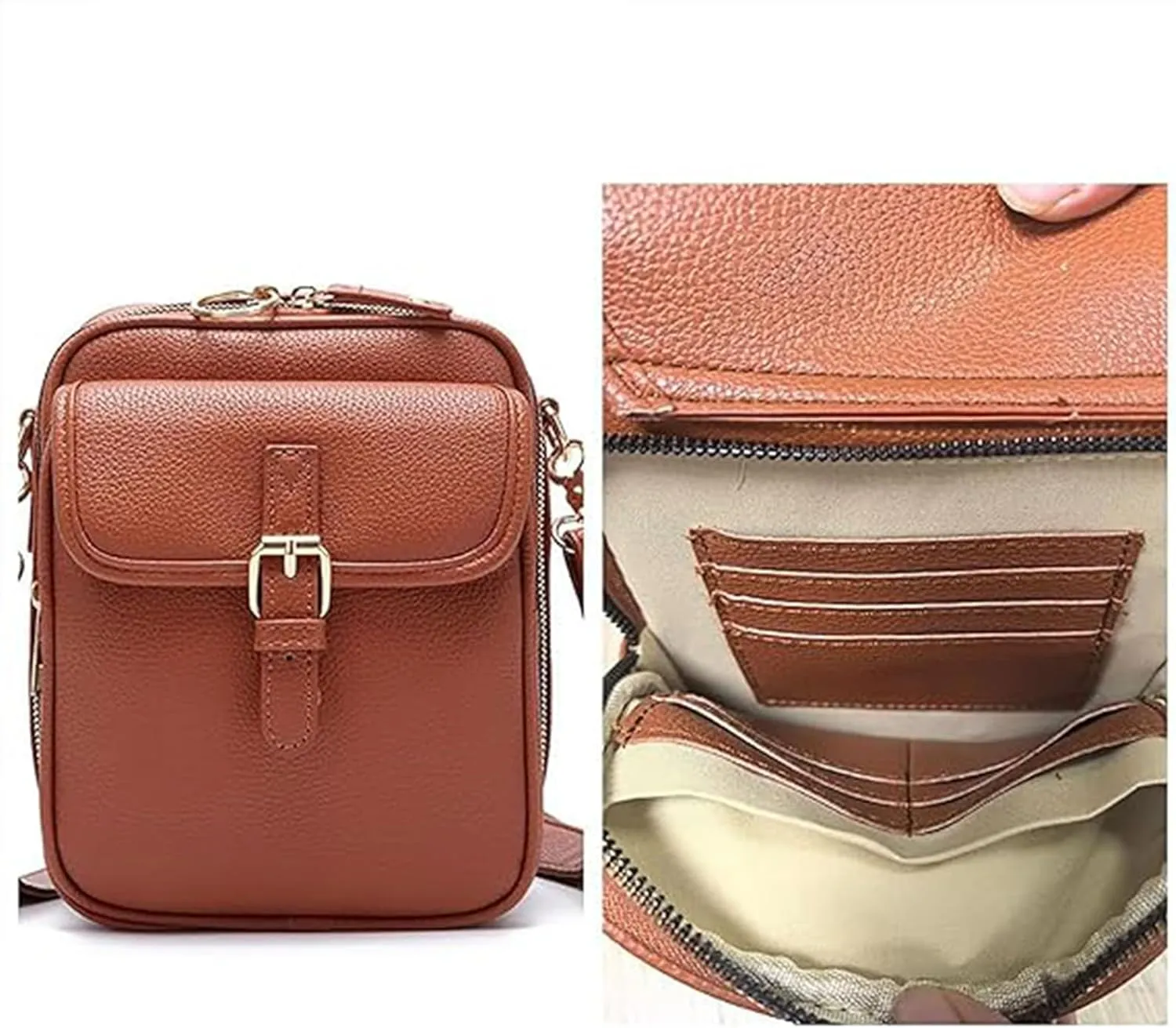 Urvashi Crossbody Bag, Tojoyride Crossbody Bag, Vintage Anti Theft Purse, Shoulder Bags Built In Wallet With 10 Card Slot