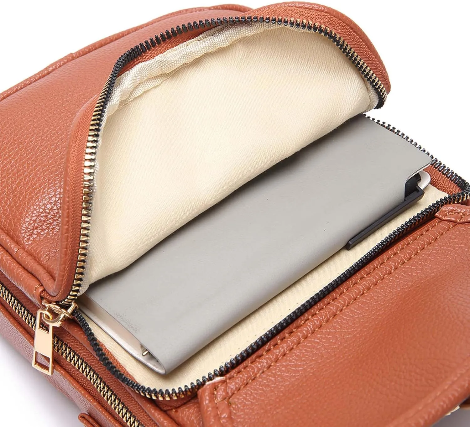 Urvashi Crossbody Leather Bag, 2025 Upgraded Urvashi Crossbody Bag for Women, Vintage Large Capacity Messenger Bag