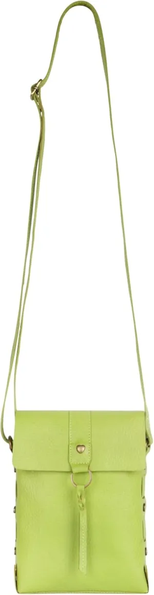 Vaan & Co. Long Crossbody Bag – Upcycled Genuine Leather Purse with Top Flap & Tassel, Stylish & Sustainable Shoulder Bag