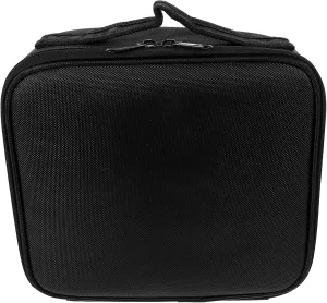 Vaguelly Stylish Zipper Design Makeup Bag Capacity Organizer Convenient Travel Cosmetic Bag for Daily Essentials Accessories for Business Travel Family Use