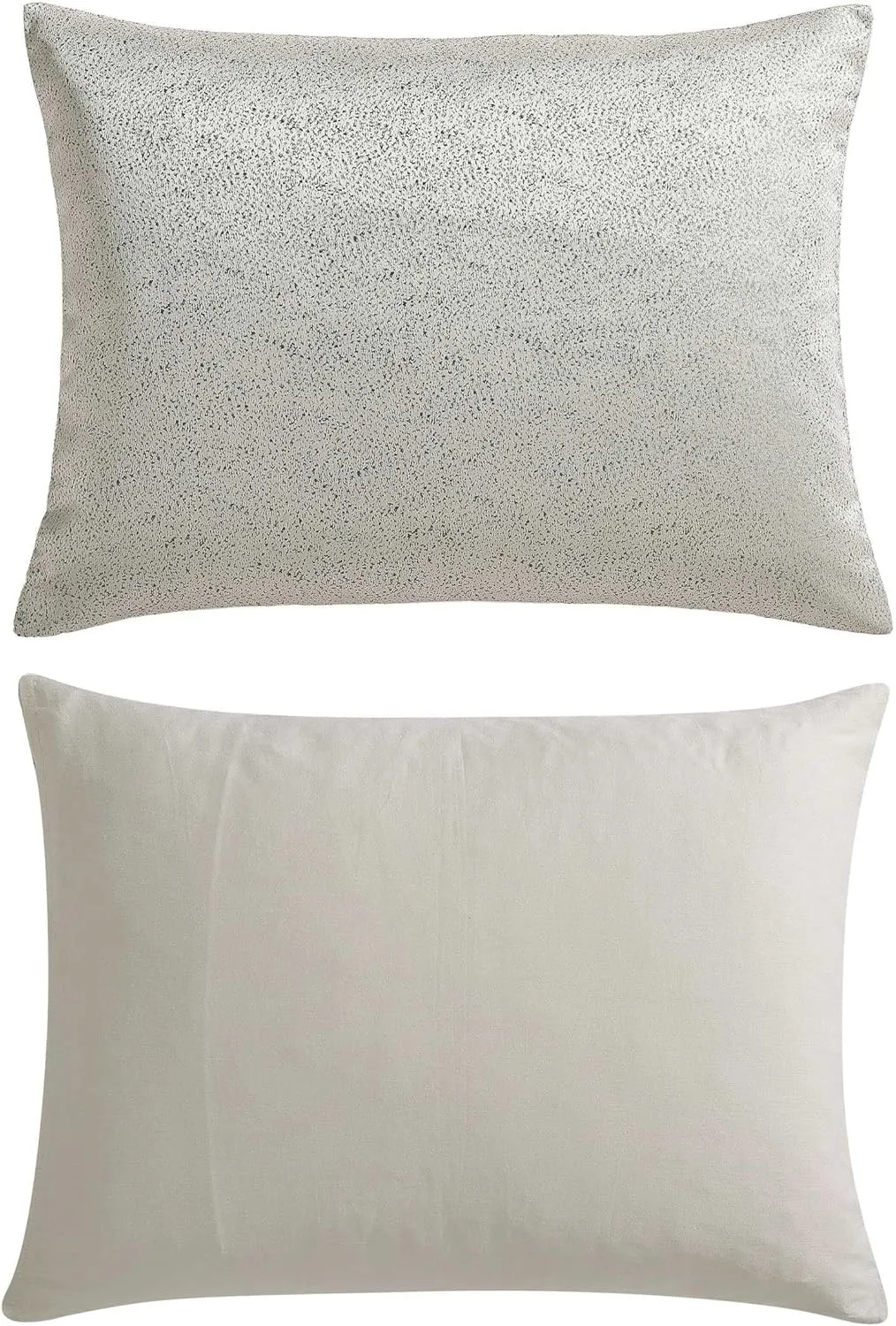 Vera Wang - King Comforter Set, Satin Weave Bedding Set with Matching Shams, Oeko-Tex Certified (Speckled Satin Weave Taupe, King)