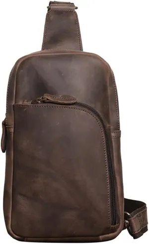Versatile Vintage Chest Bag Crossbody Bag Large Capacity Shoulder Bag