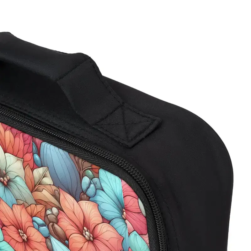 Vibrant Floral Lunch Bag for Stylish Lunches