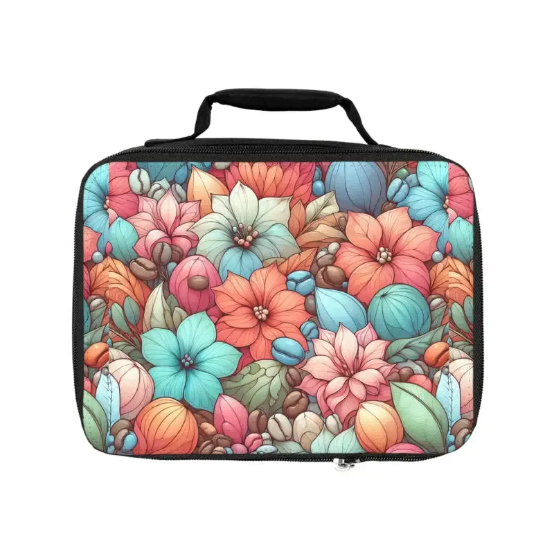 Vibrant Floral Lunch Bag for Stylish Lunches