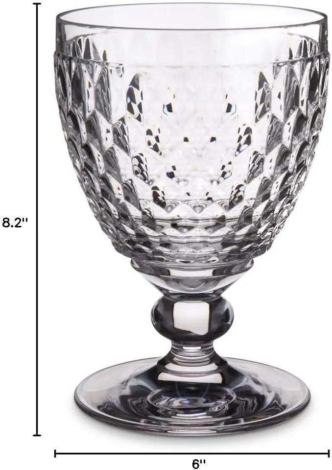 Villeroy & Boch Boston Clear Crystal Clarets, Set of 4