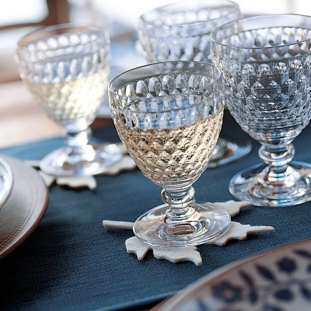 Villeroy & Boch Boston Clear Crystal Clarets, Set of 4