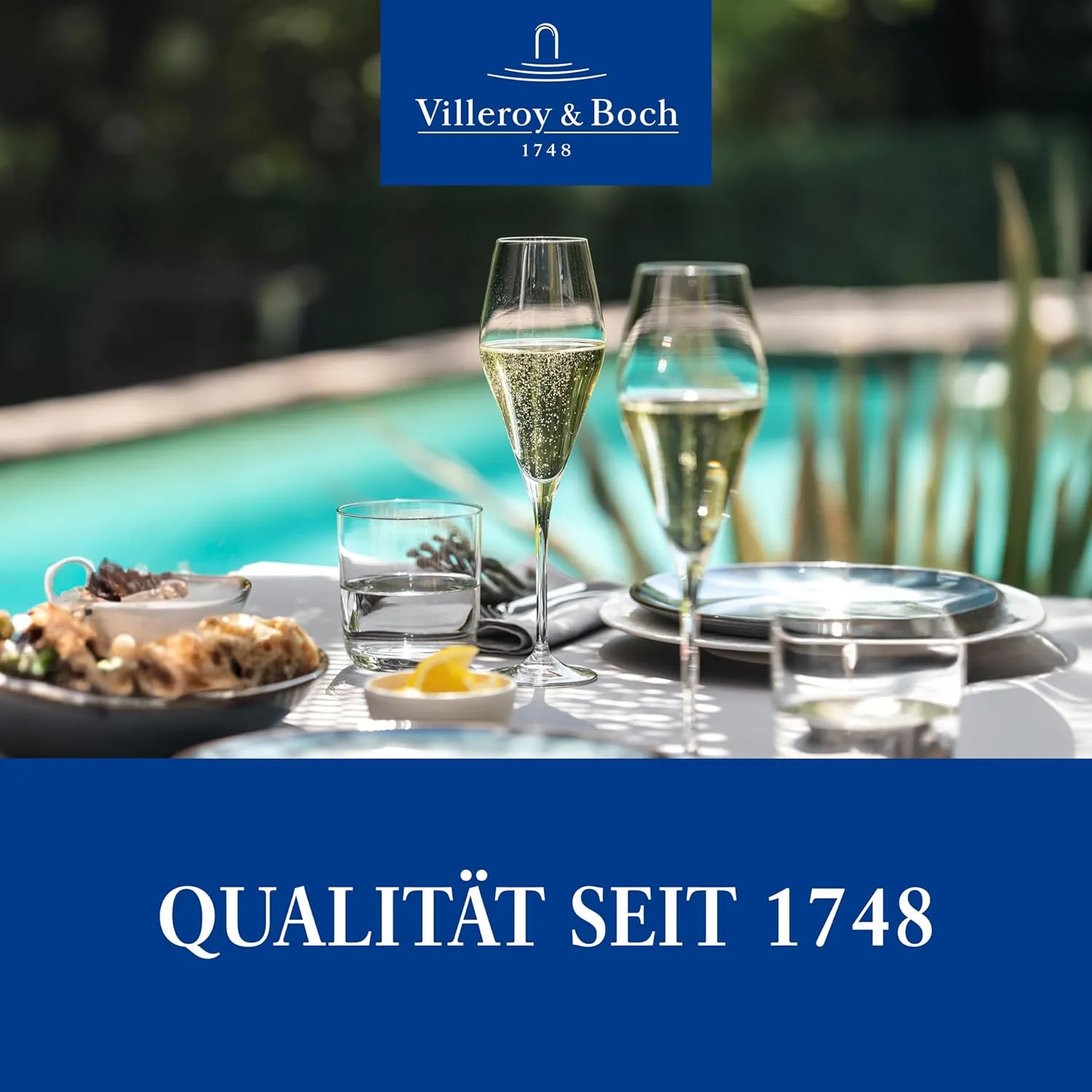Villeroy & Boch La Divina Champagne Flute, Set of 4 Glass