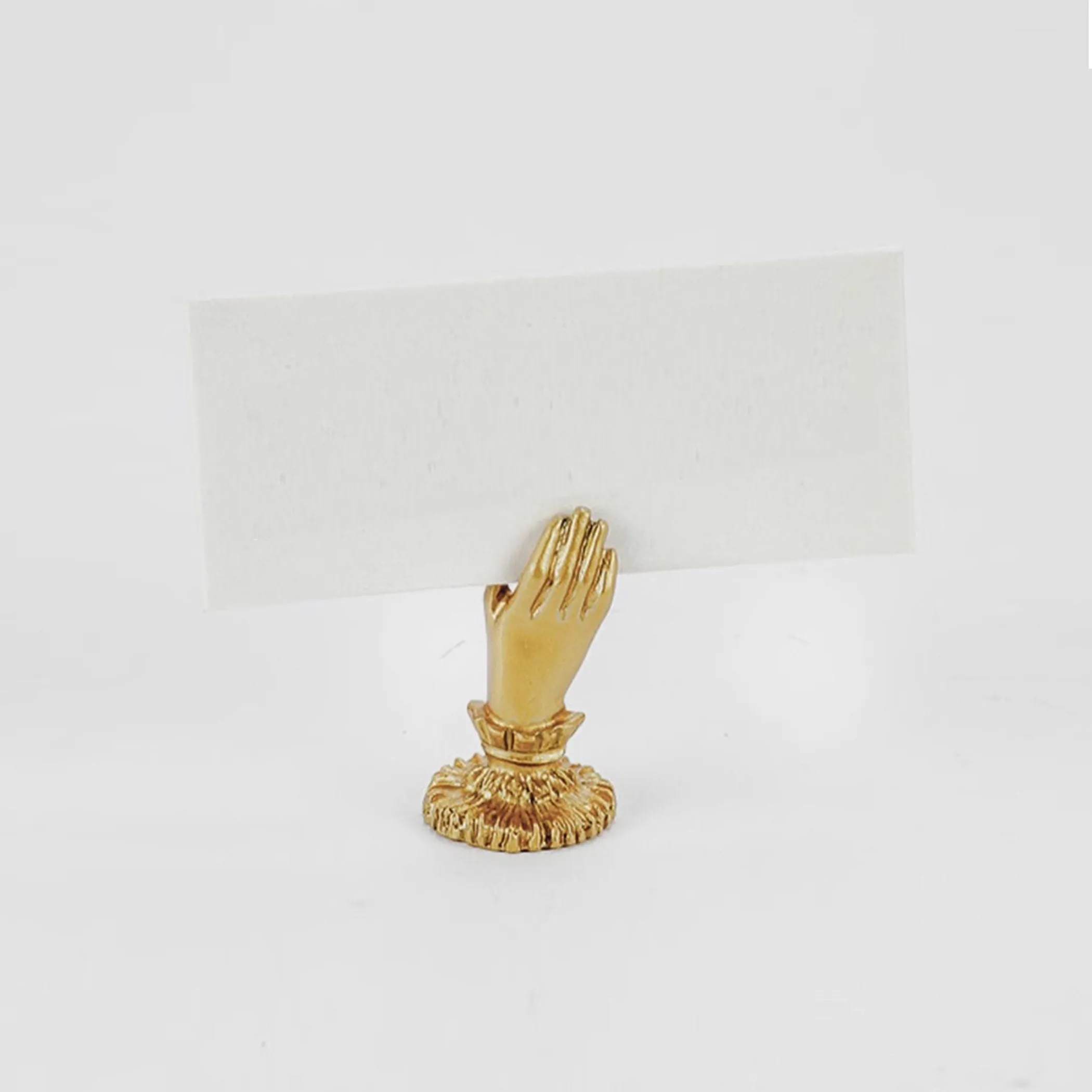 Vintage Style Bass Mini Hand Stand: Place Card Display, Table Number