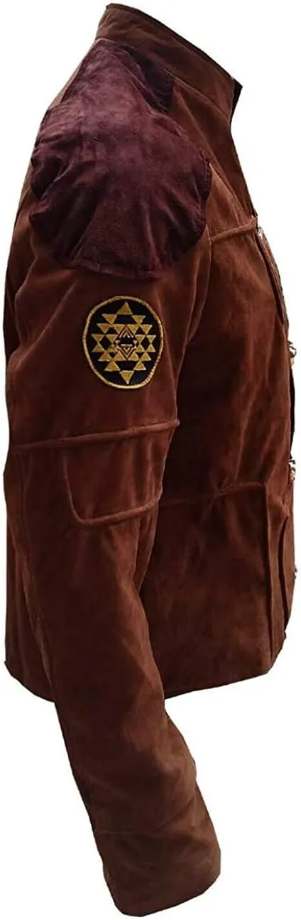 Visionary Modish Elegant Colonial Old Tv Series Galactica Battle star Viper Pilot Suede Leather jacket-VM19217200