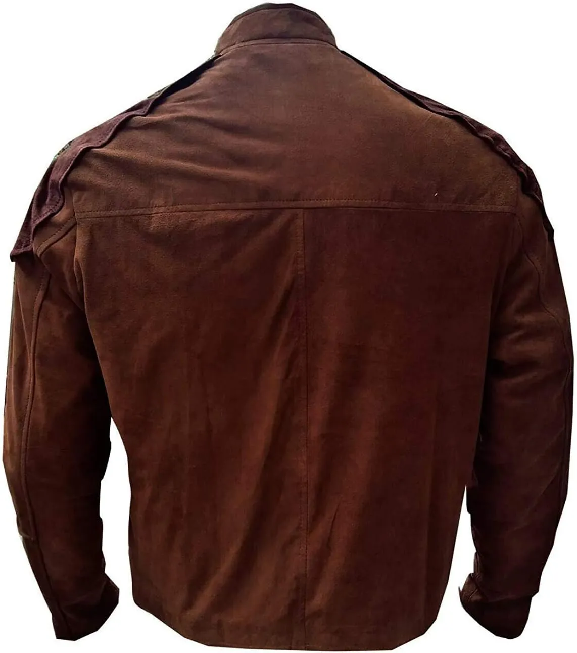 Visionary Modish Elegant Colonial Old Tv Series Galactica Battle star Viper Pilot Suede Leather jacket-VM19217200
