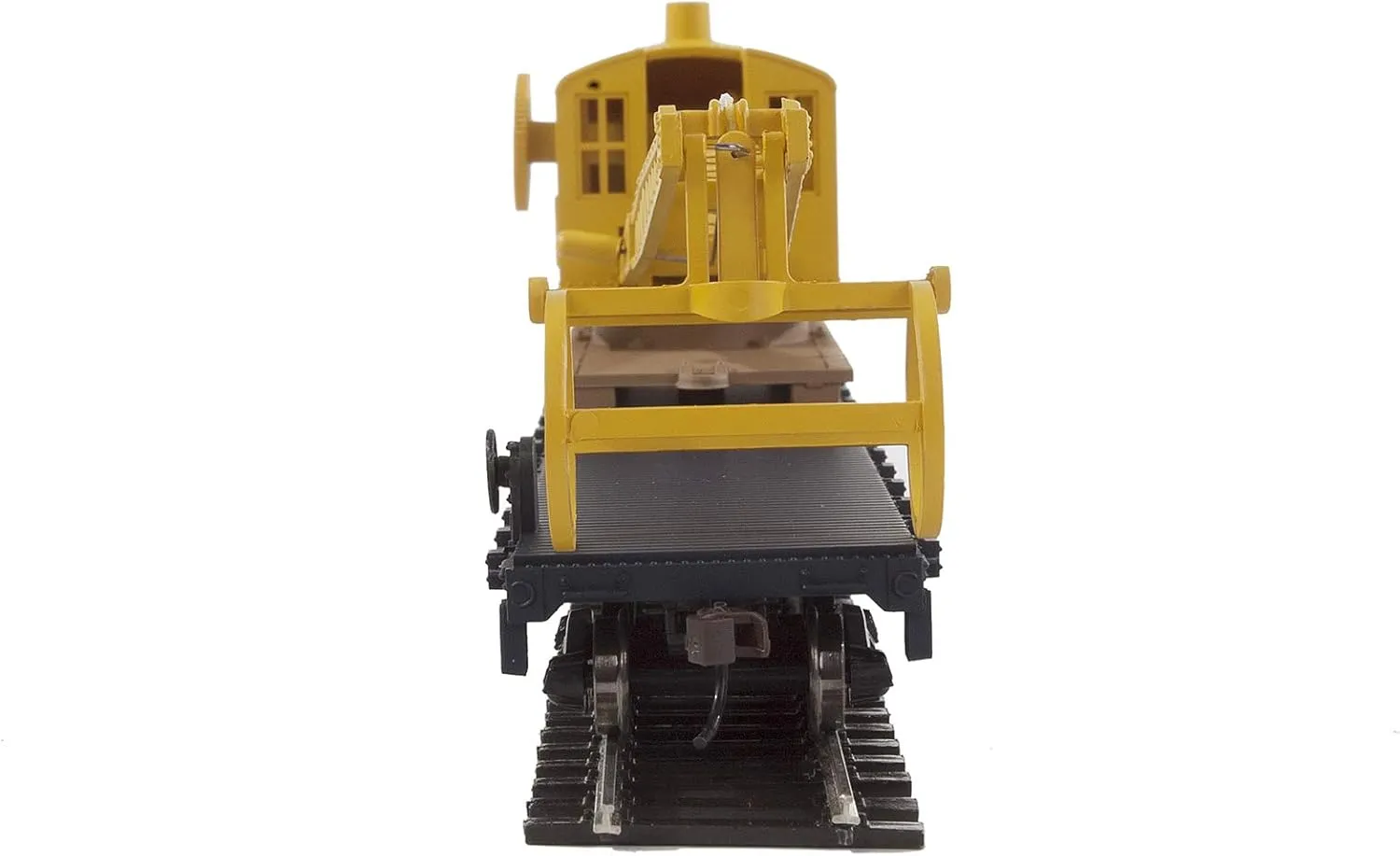 Walthers Trainline Flatcar with Logging Ready to Run Crane - Chessie/Baltimore and Ohio 9151, Blue and Yellow
