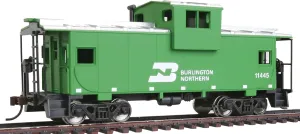 Walthers Trainline(R) Wide Vision Caboose with Metal Wheels Ready to Run Burlington Northern