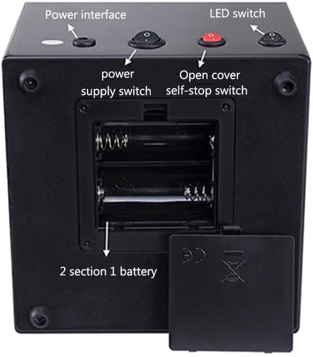 Watch Winder Watch Winder Box, Automatic Mechanical Watches Display Box with LED Light 5 Rotation Modes- Available in 8 Styles Watch Winder powerfully