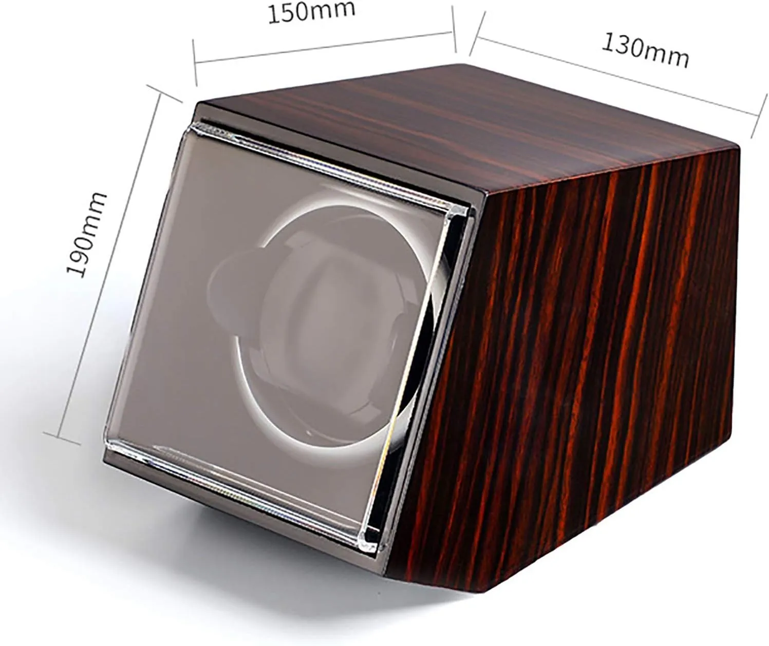 Watch Winders - Single Watch Shaker Automatic Mechanical Watches Winding Device Watch Storage Display Box Watch Winder 5-Gear Adjustment Household，Black Pu Leather