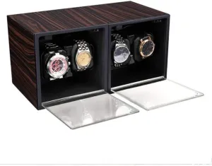 Watch Winders Watch Shaker Automatic Mechanical Watch Winding Box Rotating Watch Box Table Shaker Fashion Watch Storage Box Watch Winder Watch Storage (A)
