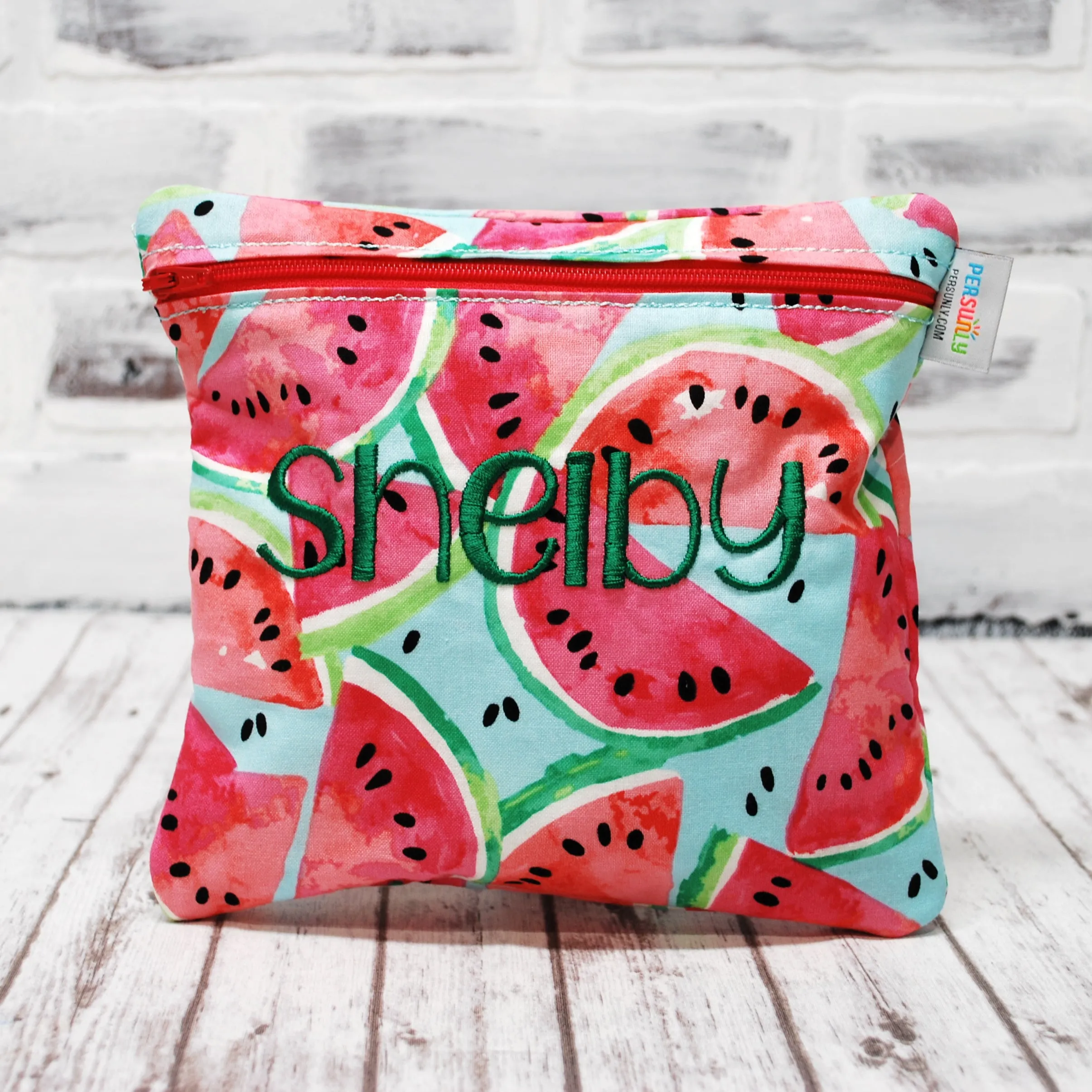 Watermelon Slices Personalized Reusable Food Bag