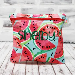 Watermelon Slices Personalized Reusable Food Bag