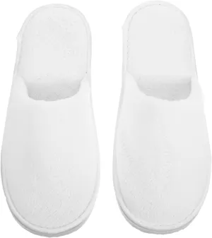 White Disposable Spa Slippers Non Slip Coral Fleece for Hotel Guests Travel Bridal Parties Breathable Washable Unisex Indoor Footwear Maximum Comfort and Safety
